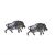 English Made Running Wild Boar Pewter Cufflinks