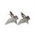 English Made Woodcock Bird Pewter Cufflinks