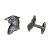 English Made Pheasant Bird Head Pewter Cufflinks