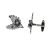 English Made Oak Leaves & Acorns Pewter Cufflinks