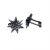 English Made Edelweiss Pewter Cufflinks