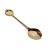 Gold Plated Metal Spoon 15mm Bezel  Cabochon Recess for Doming
