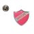 Pink Bride Retro Hen Night Enamel School Badge