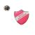 Pink Brides Entourage Retro Hen Night Enamel School Badge