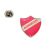 Pink Gorgeous Retro Hen Night Enamel School Badge