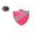 Pink Angel Retro Hen Night Enamel School Badge