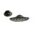 Retro Style UFO English Made Pewter Lapel Pin Badge