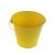Large 10cm Tall Decorative or Craft Yellow Buckets
