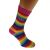 Rainbow Design Mens Cotton Rich Socks Wedding Socks