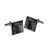 Retro Galleon & Points of Compass Square Cufflinks