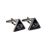 Triangular All Seeing Eye Cufflinks (X2AJ443)