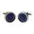 Concentric Circles Classic Cufflinks - Purple