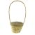 Easter Egg Hunt Wicker Basket with Cute easter Bunny Design