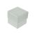 Beautiful White rigid card gift box 70x70x70mm