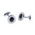 Masonic Black Centred Cufflinks