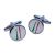 Leaning Tower of Pisa Italian Flag Iconic Design Cufflinks