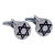 Star of David Round Design Cufflinks