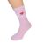 I Love Goldendoodles Ladies Pink Socks