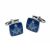 Masonic Blue & Silver Cufflinks with G