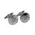 Masonic Silver Cufflinks with G