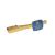 Masonic Blue & Gold Plated Tie Clip with G