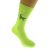 Neon Yellow Mens Halloween Witch Socks