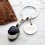 Black Helmet Keyring (Engravable)