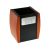 Wood and Leather High Quality Best Dad in the World Desktop Pen Pot