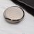 Personalised Gun Metal Finish Round Handbag Mirror 