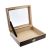 Walnut Effect Window 20ct Humidor, Outside Dial And Stick Humidifier
