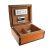 Deep Yellow With Black Check Edges 40 Size Humidor  With Internal Digital Hygrometer & Oasis Humidifier Block (1)