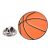 Basketball Metal Enamel Lapel Pin Badge