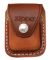 Zippo Brown Leather Lighter Pouch With Clip