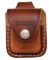 Zippo Brown Leather Lighter Pouch With Loop