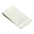 Rhodium plated Plain Money Clip (engravable)