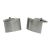 Bevelled Cufflinks Satin finish (engravable)