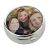 Rhodium Plated Round Pill Box With Optional Photo
