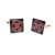 Black & Red  McIntosh Inspired Classic Cufflinks