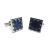 Blue & Silver Classic Cufflinks