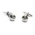 Silver Ball Crystals Classic Cufflinks