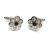 Crystal Daisy Diamante Crystal Classic Cufflinks