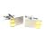 Two Tone Metal Classic Cufflinks (engravable)