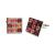 Pink Swirls Square Classic Cufflinks