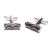 Purple & Lilac Harlequin Classic Cufflinks