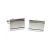 Brushed & Polished Classic Cufflinks