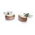 Acrylic Pink Curved Classic Cufflinks