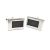 Black & Chrome Classic Cufflinks