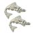 Value Saver Leaping Salmon Fish Fishermans Cufflinks