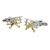 Triplane Aircraft Aeroplane Pilots Cufflinks