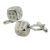 Casino Crystal Dice Cufflinks